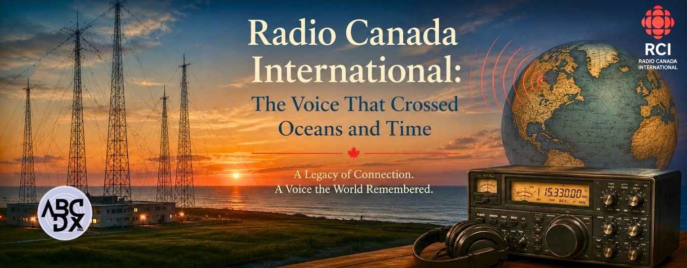 Historic Radio Canada International shortwave transmission towers at Sackville New Brunswick